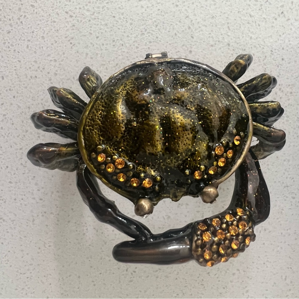 Object de Art Trinket‎ Box #142 Pinch The Crab Enameled New In Box